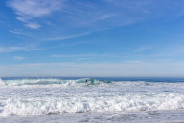 Waves in the Pacific Ocean in California