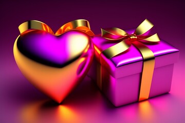 gift box with heart