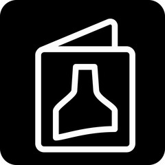 Solid Wine Card List icon