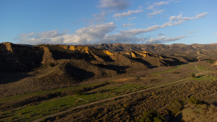 Aerial View of Alamos Canyon, Simi Valley, California