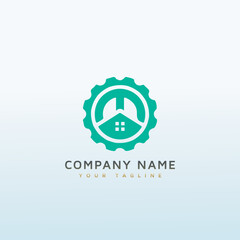 Maintenance business logo design idea