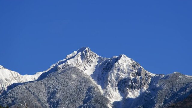 八ヶ岳連峰　ギボシ（12月撮影）