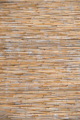 thatch wicker texture. floor made with reed stems.