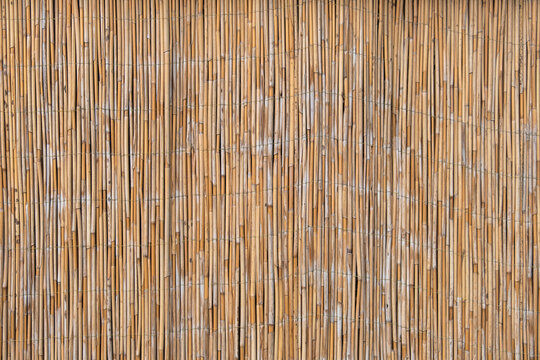 thatch wicker texture. floor made with reed stems.