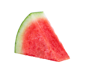 Sliced of watermelon isolated on transparent png