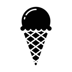 Fototapeta na wymiar Ice cream icon vector design template