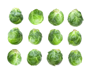 Foto op Plexiglas brussel sprouts isolated on transparent png © supamas