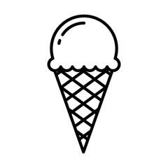 Fototapeta na wymiar Ice cream icon vector design template