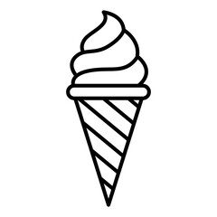 Ice cream icon vector design template