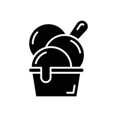 Ice cream icon vector design template