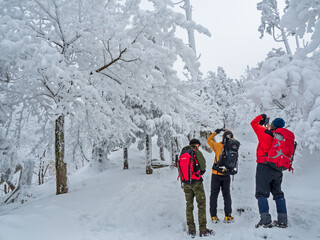 大雪の英彦山