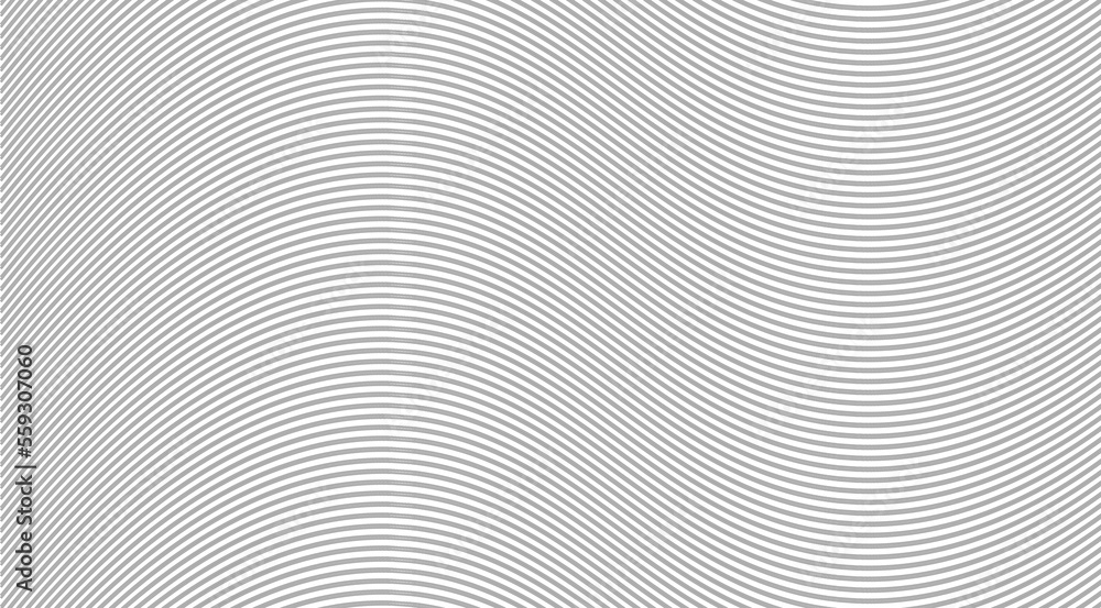 Poster abstract white and light grey line curved stripes for background twisted. minimal simple style backg