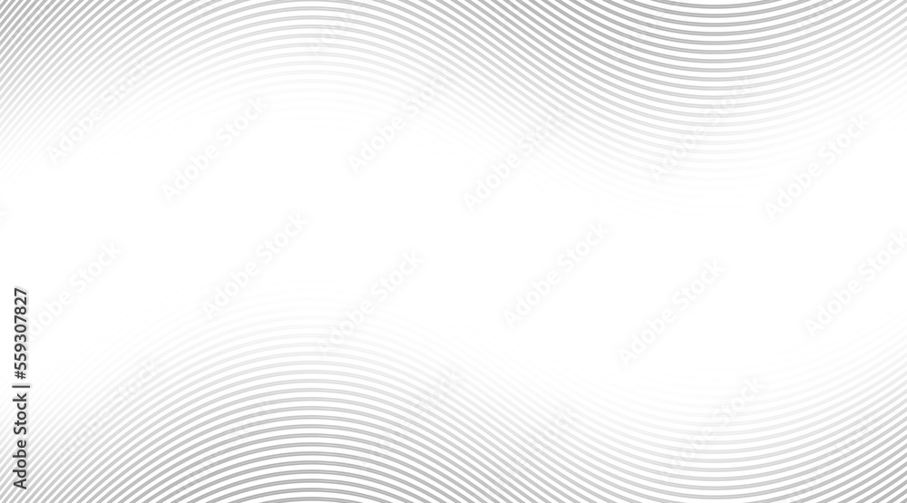 Poster abstract white and light grey line curved stripes for background twisted. minimal simple style backg
