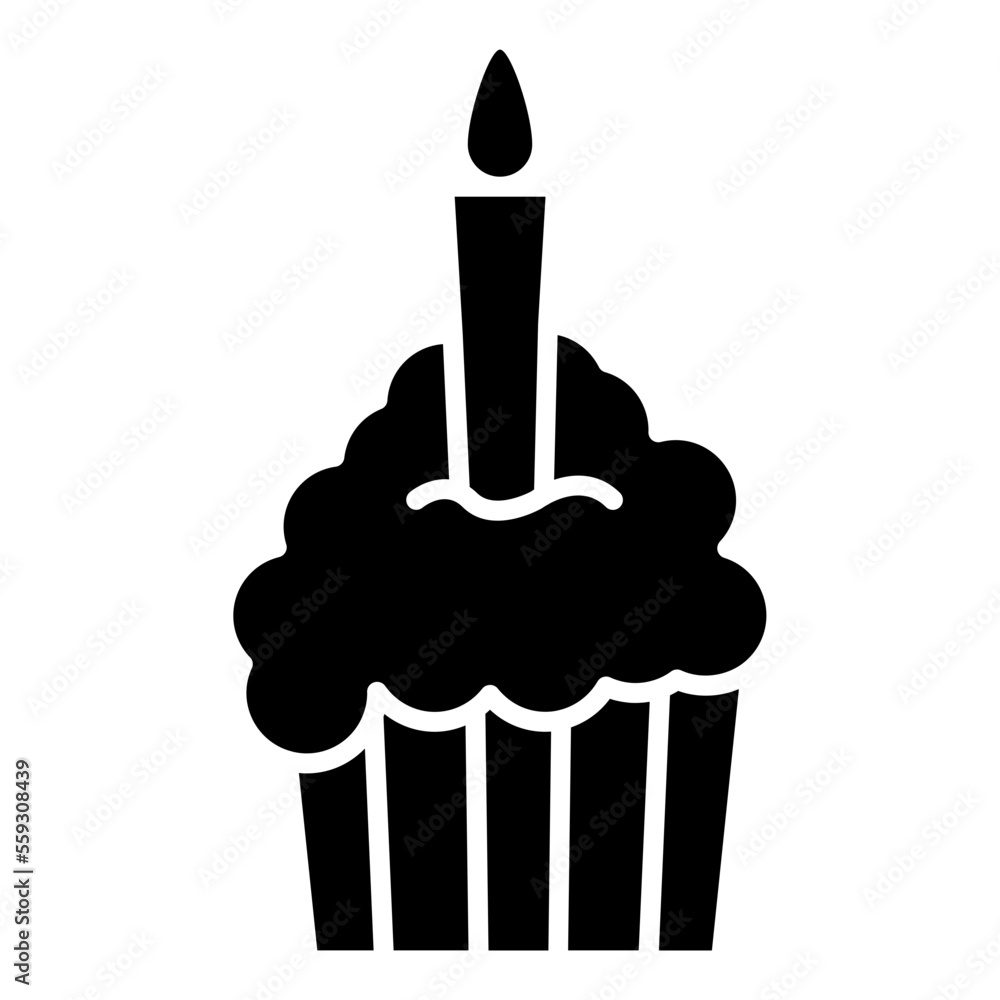 Poster cupcake icon