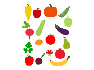  Winter vegetables illustrations and clip art.
