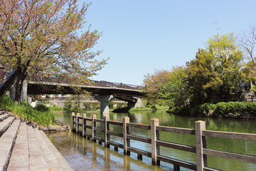 old bridge in the park