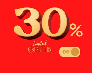 30 percent limited offer
Sale banner 