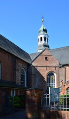 Historical Church in the Old Town of Leer, East Frisia, Lower Saxony
