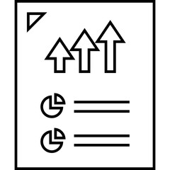 Data-Page-Report Isolated Silhouette Solid Line Icon with data-page-report, business, data, document, page, report Infographic Simple Vector Illustration