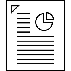 Business-Data-Report Isolated Silhouette Solid Line Icon with business-data-report, analytics, business, page, report, seo Infographic Simple Vector Illustration