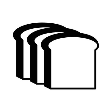 recommend clip art: Bread icon vector design template
