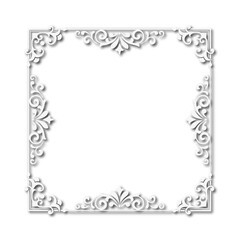 frames in vintage style with elements of ornament, art, pattern, background, texture