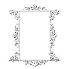frames in vintage style with elements of ornament, art, pattern, background, texture