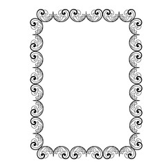 frames in vintage style with elements of ornament, art, pattern, background, texture