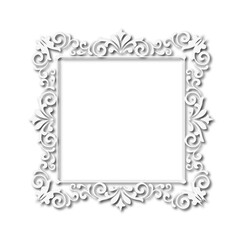 frames in vintage style with elements of ornament, art, pattern, background, texture