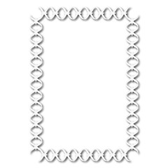 Obraz premium frames in vintage style with elements of ornament, art, pattern, background, texture