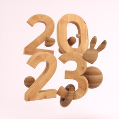 The image of welcoming the new year in 2023.