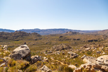 The amazing landscape of the Cederberg south of Clanwilliam, Western Cape of South Africa