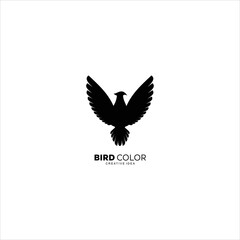 Eagle design logo silhouette