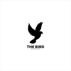 Bird design logo silhouette
