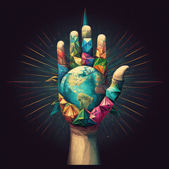 Nachhaltig in die Zukunft, Unternehmerisches, nachhaltiges handeln, Sorgfalt, Natur, Nachhaltig, Nachhaltigkeit, Hand in Hand