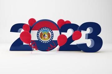 Fototapeta premium 2023 Missouri Celebration