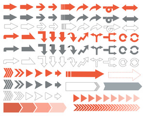 矢印セット　赤ver