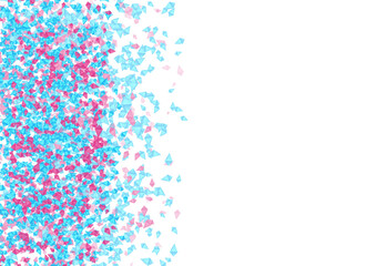 Blue purple 3d pyramids abstract tech geometric background. Vector graphic design