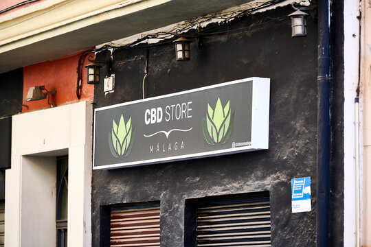 sign for cbd store in malaga