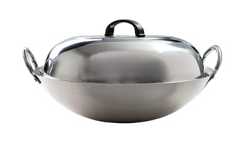 металлическая кастрюля с крышкой