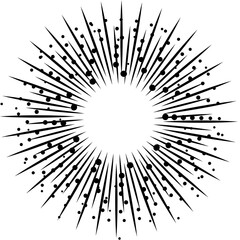 Obraz premium Lineal geometric frame 