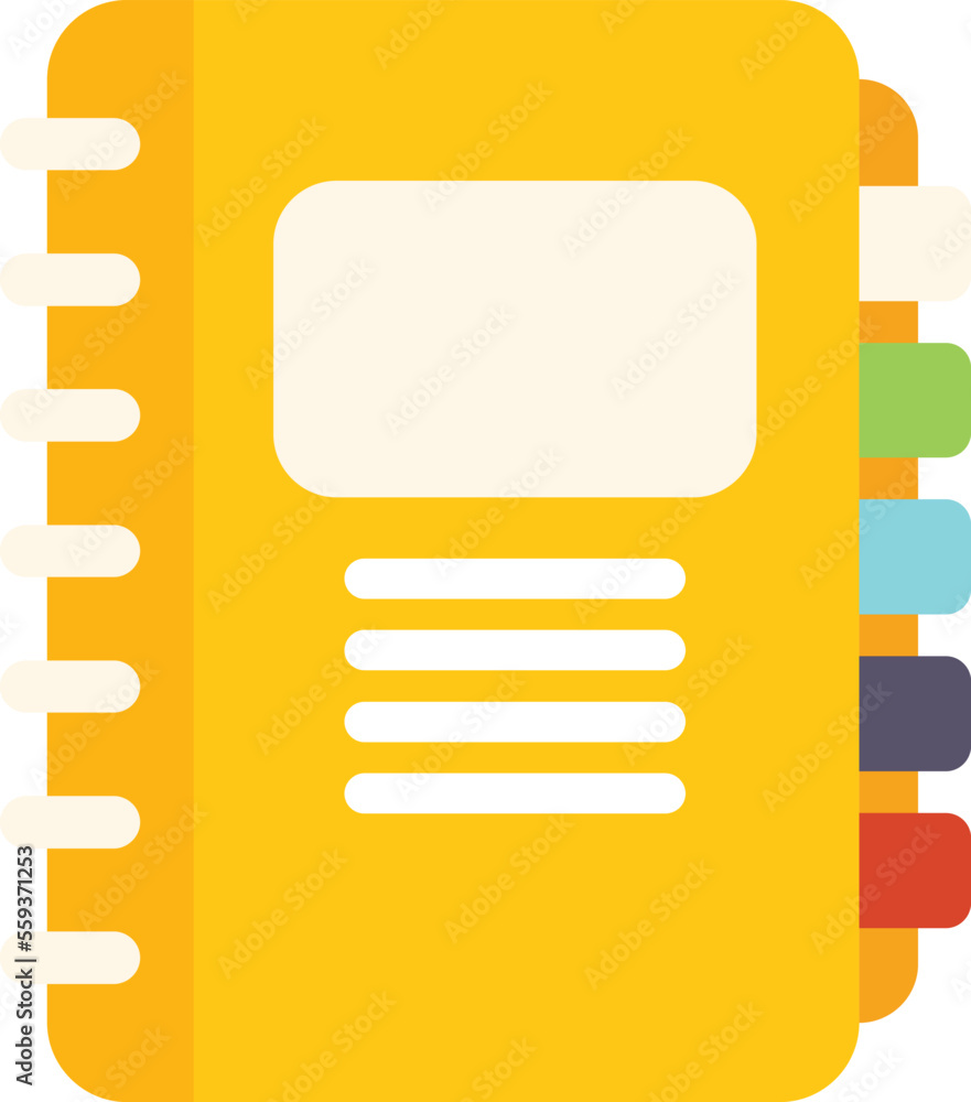 Poster folder social icon flat vector. system platform. client custom isolated