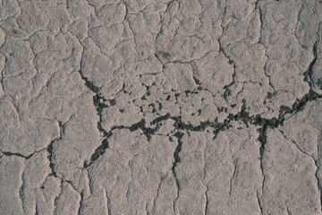 cracked asphalt texture white road paint grunge