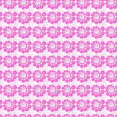 Seamless pattern with purple abstract pattern on a white background.