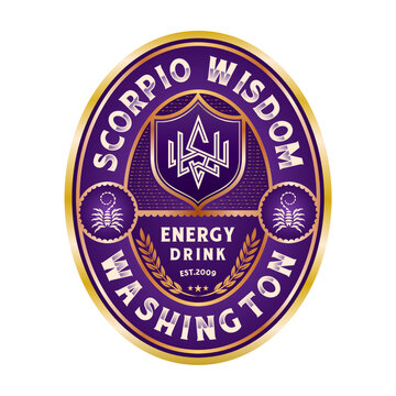 Monogram Initial Letter SWW WSW WWS Logo Design. Business Initial Icon Vector. Vintage Badge Emblem Style
