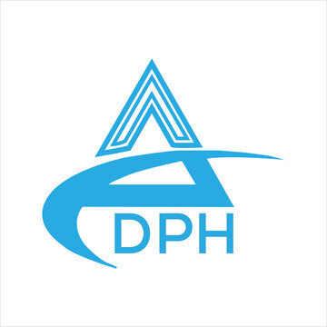 DPH letter logo. DPH blue image on white background. DPH Monogram logo design for entrepreneur and business. DPH best icon.
