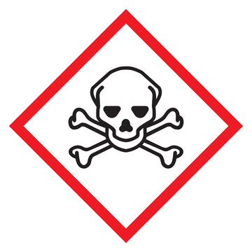GHS Acute Toxicity Symbol vector illustration
