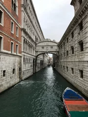 Peel and stick wall murals Bridge of Sighs venice canal