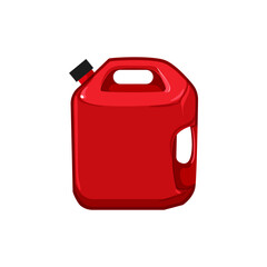 oil fuel can cartoon. oil fuel can sign. isolated symbol vector illustration