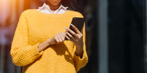 Working together on project. Two young business colleagues working on computer